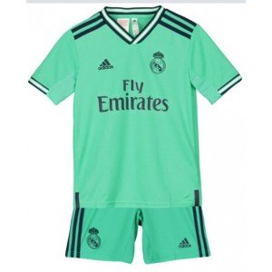 Kit infantil oficial Adidas Real Madrid 2019 2020 III jogador